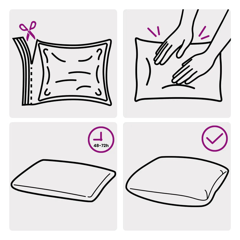Cushion with Pillow HEERLEN 6 pcs Taupe Polyester