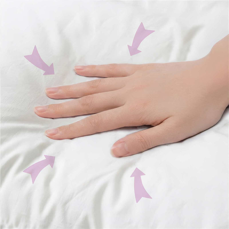 Cushion with Pillow HEERLEN 6 pcs Taupe Polyester
