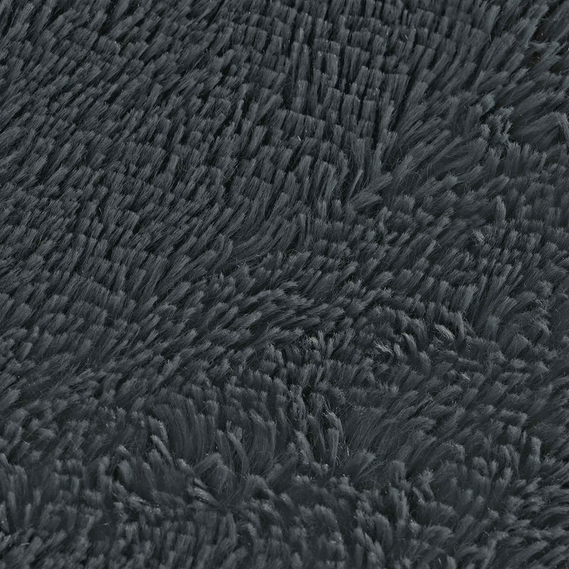 Cushion with Pillow HEERLEN 2 pcs Anthracite PV Fleece