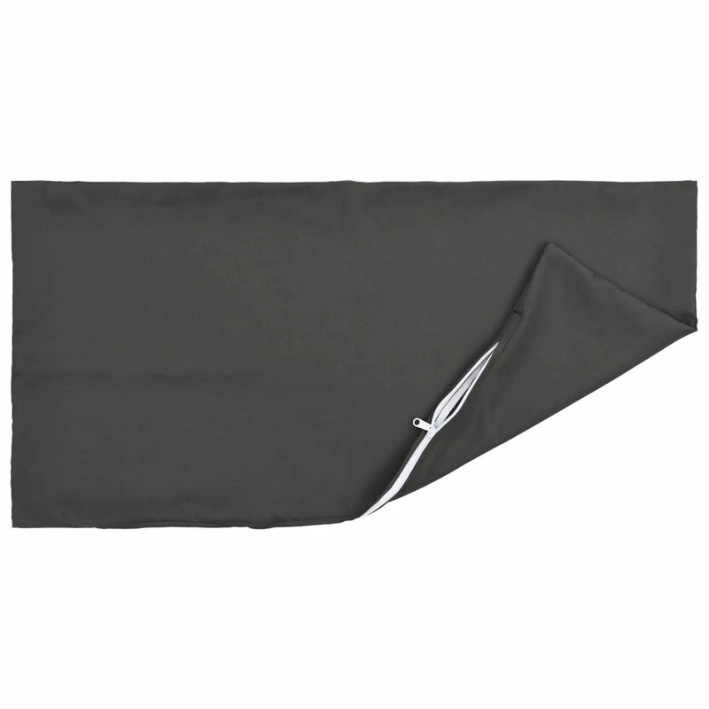 Cushion with Pillow HEERLEN 2 pcs Anthracite Polyester