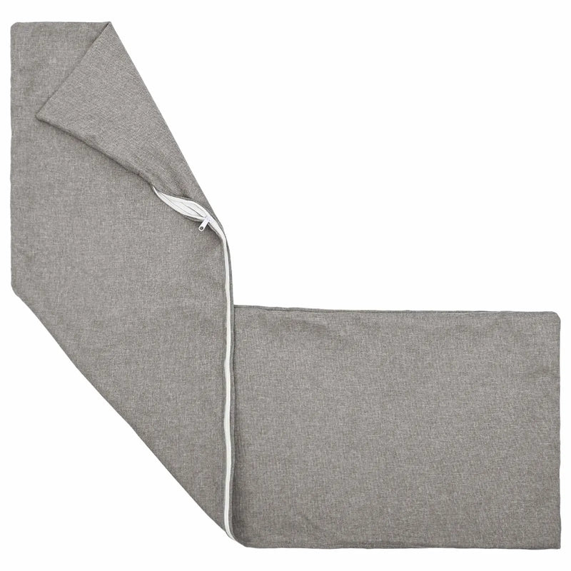 Cushion with Pillow HEERLEN Cloud Grey 40 x 145 cm Fabric