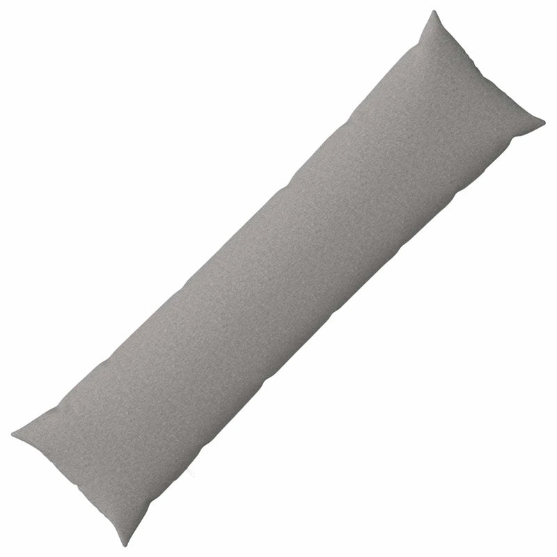 Cushion with Pillow HEERLEN Cloud Grey 40 x 145 cm Fabric
