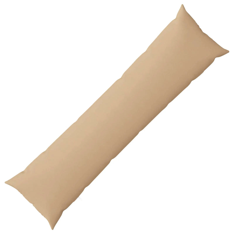 Cushion with Pillow HEERLEN Cream 40 x 145 cm Fabric