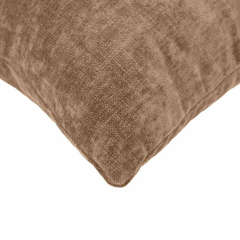 Cushion HEERLEN Brown 40 x 145 cm Chenille Fabric