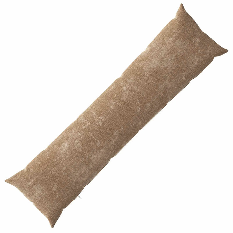 Cushion HEERLEN Brown 40 x 145 cm Chenille Fabric