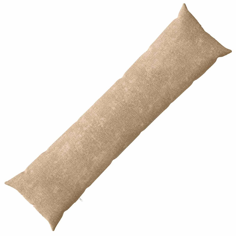 Cushion HEERLEN Taupe 40 x 145 cm Chenille Fabric