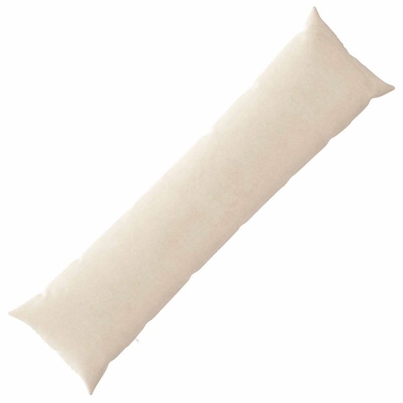 Cushion HEERLEN Cream 40 x 145 cm Chenille Fabric