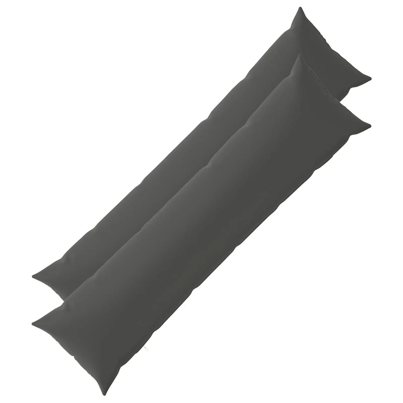 Cushion with Pillow HEERLEN 2 pcs Anthracite Polyester
