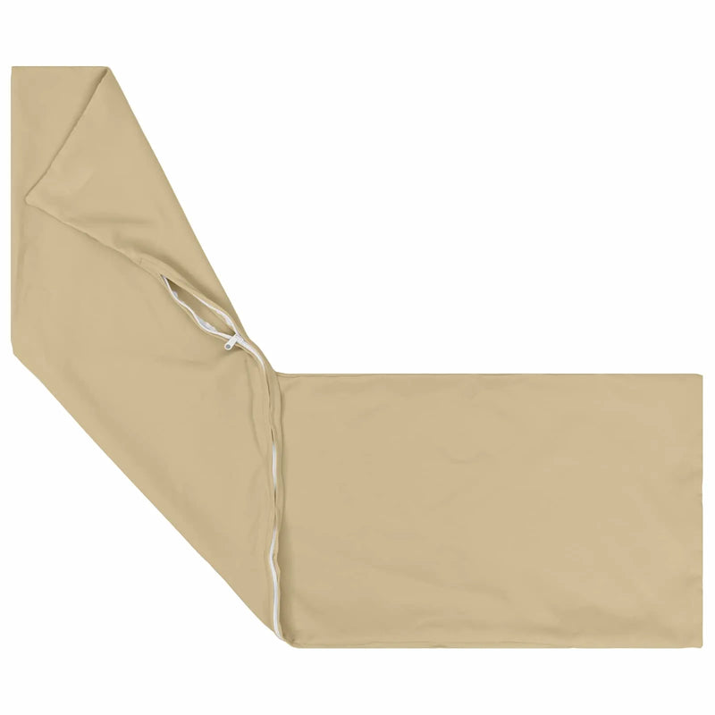 Cushion with Pillow HEERLEN Beige 40 x 145 cm Polyester