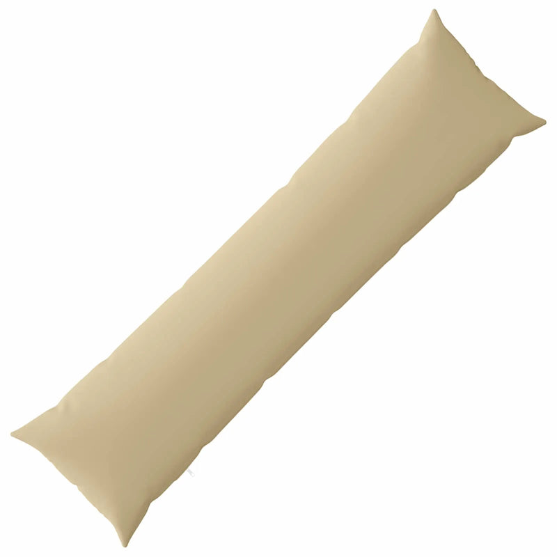 Cushion with Pillow HEERLEN Beige 40 x 145 cm Polyester