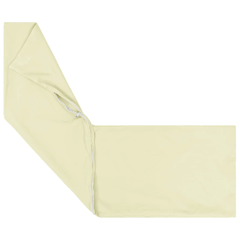 Cushion with Pillow HEERLEN Cream 40 x 145 cm Polyester
