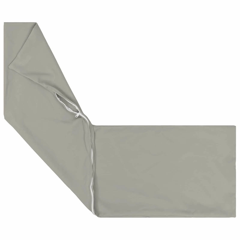 Cushion with Pillow HEERLEN 2 pcs Grey Polyester