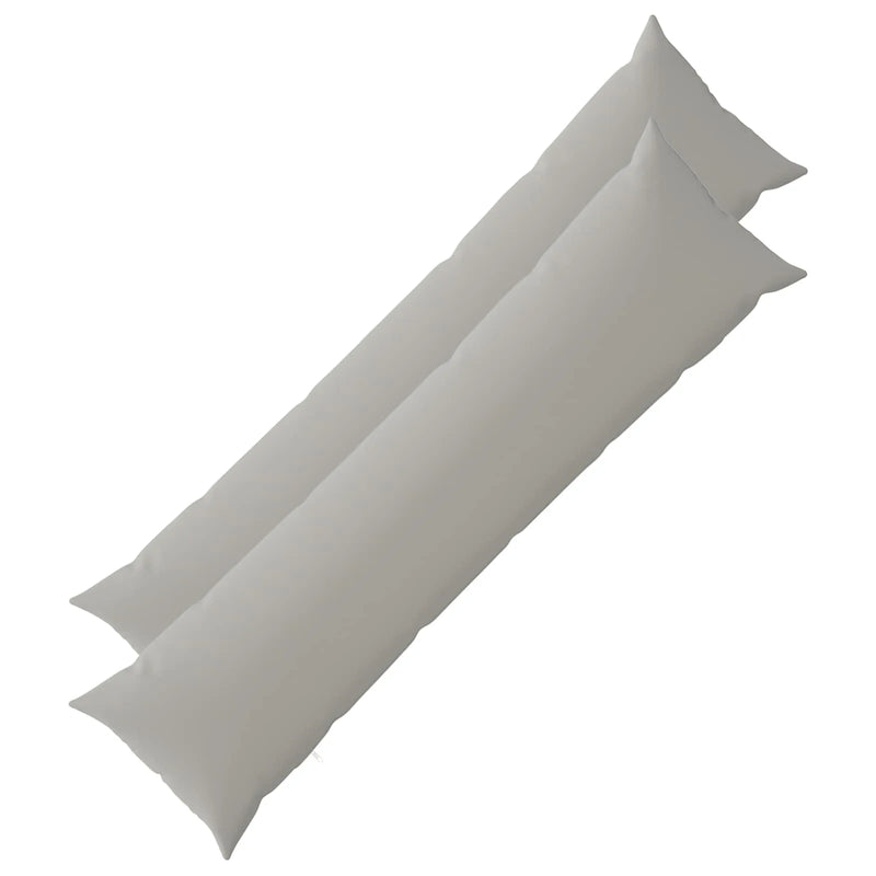 Cushion with Pillow HEERLEN 2 pcs Grey Polyester