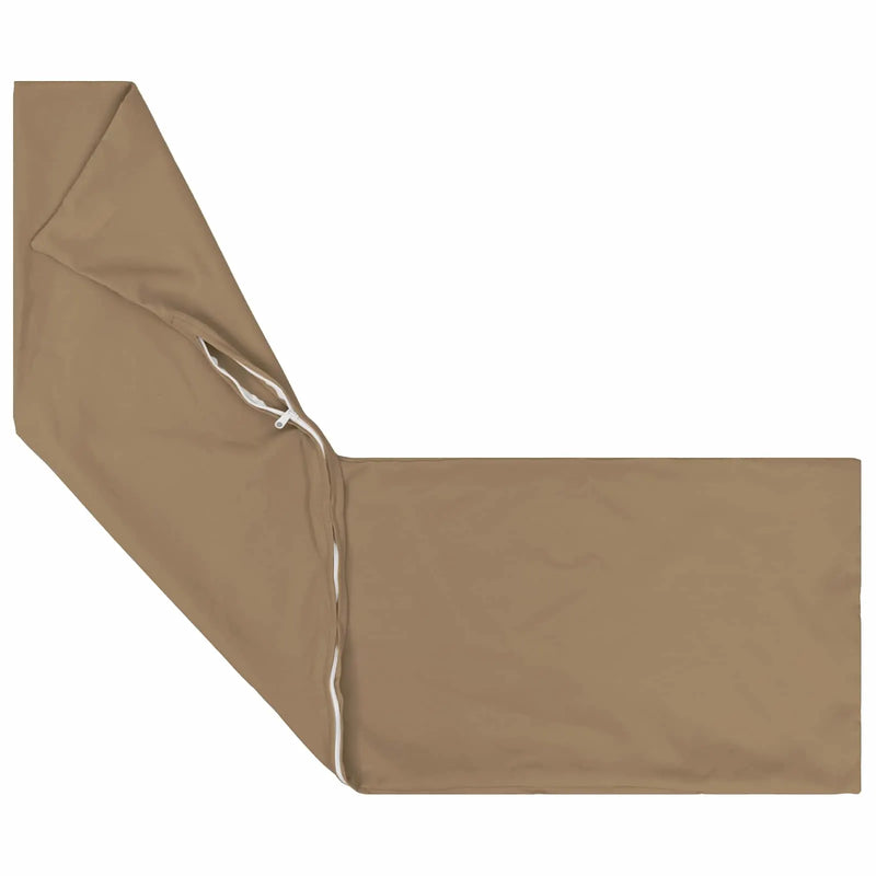 Cushion with Pillow HEERLEN Taupe 40 x 145 cm Polyester