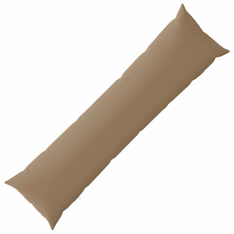 Cushion with Pillow HEERLEN Taupe 40 x 145 cm Polyester