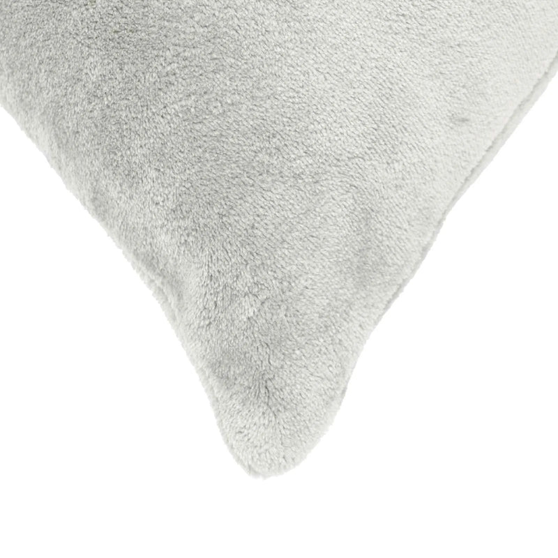 Throw Pillow 2 pcs HEERLEN Light Grey 40 x 145 cm Flannel