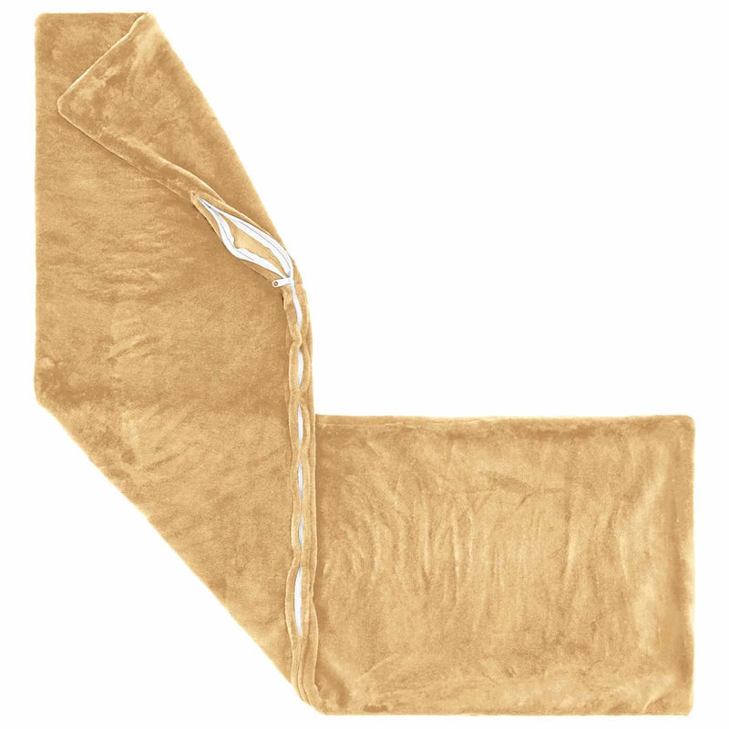 Throw Pillow HEERLEN Taupe 40 x 145 cm Flannel