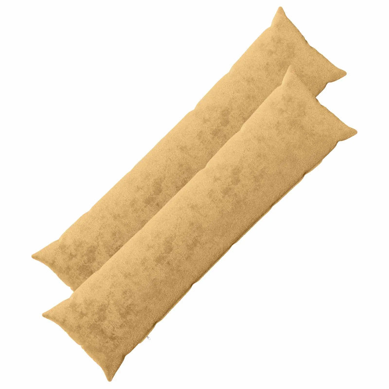 Throw Pillow 2 pcs HEERLEN Taupe 40 x 145 cm Flannel