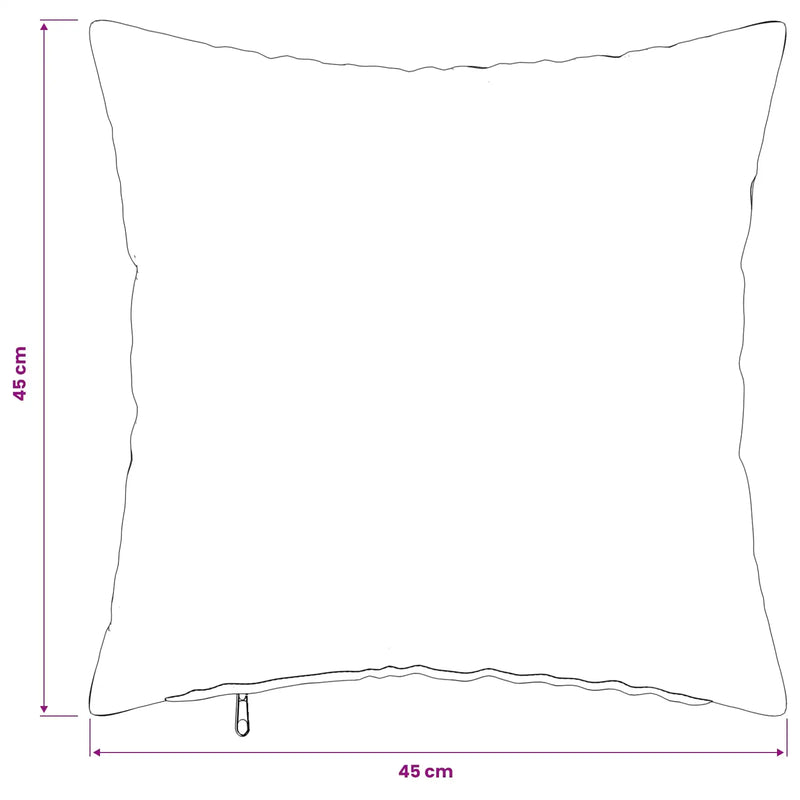 Cushion with Pillow HEERLEN 2 pcs Dark Grey Fabric