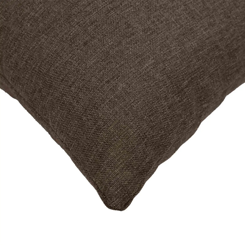 Cushion with Pillow HEERLEN 6 pcs Taupe Fabric