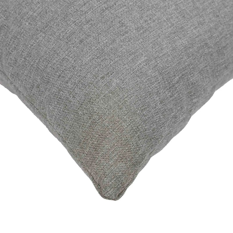 Cushion with Pillow HEERLEN 6 pcs Cloud Grey Fabric