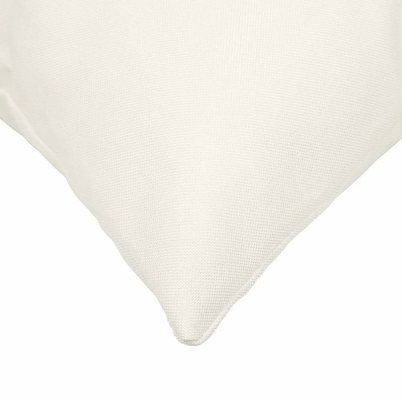 Cushion with Pillow HEERLEN 6 pcs White Fabric