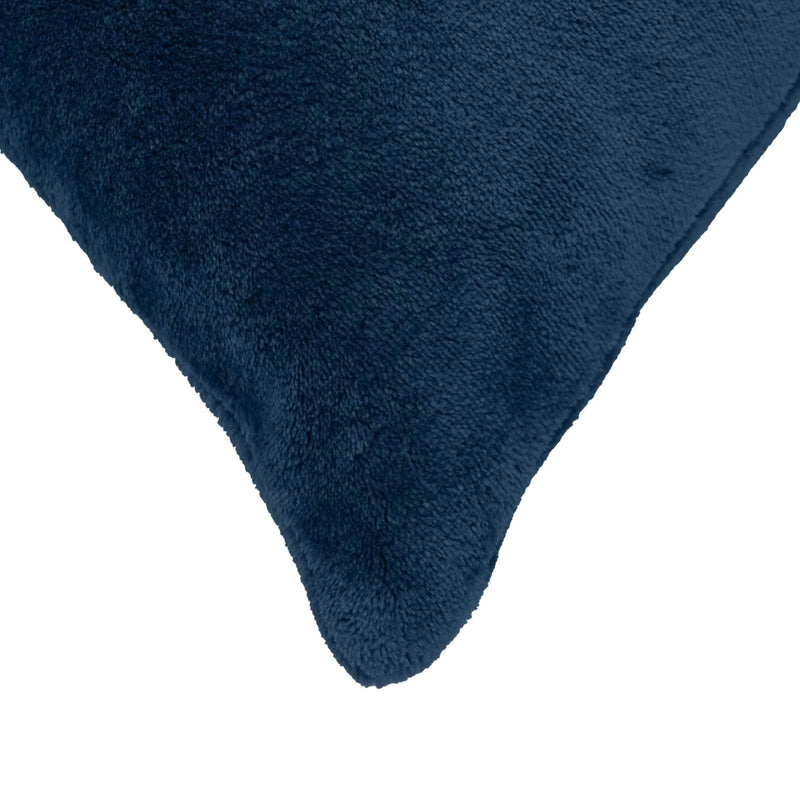Throw Pillow 2 pcs HEERLEN Navy Blue 45 x 45 cm Flannel
