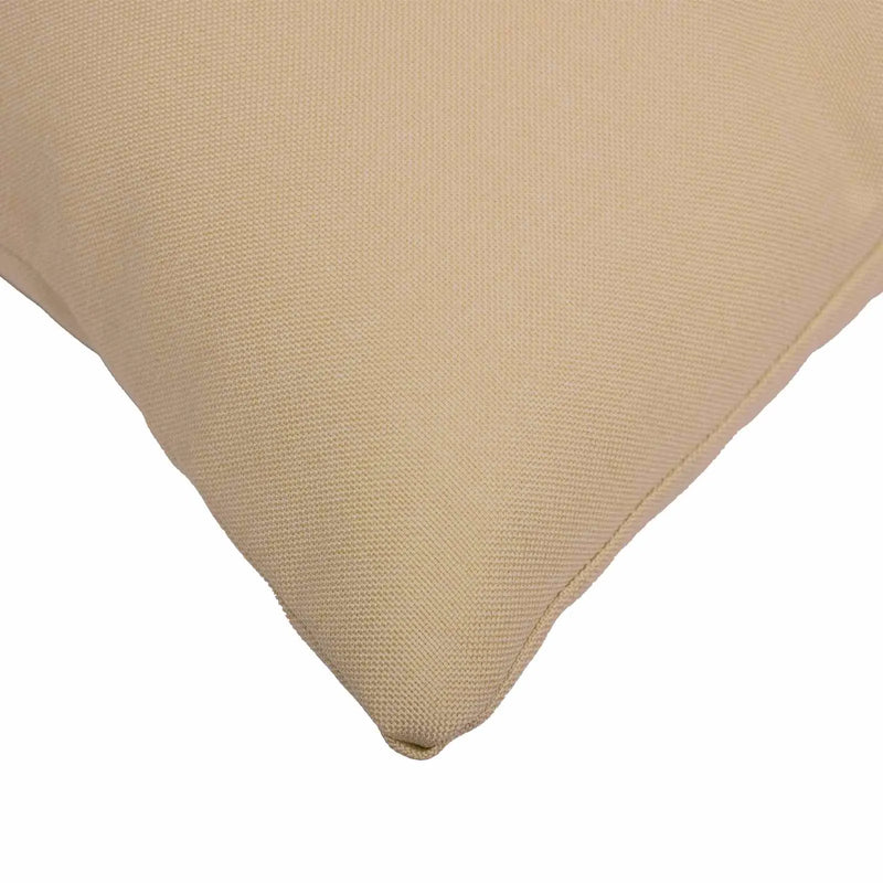 Cushion with Pillow HEERLEN 12 pcs Cream Fabric