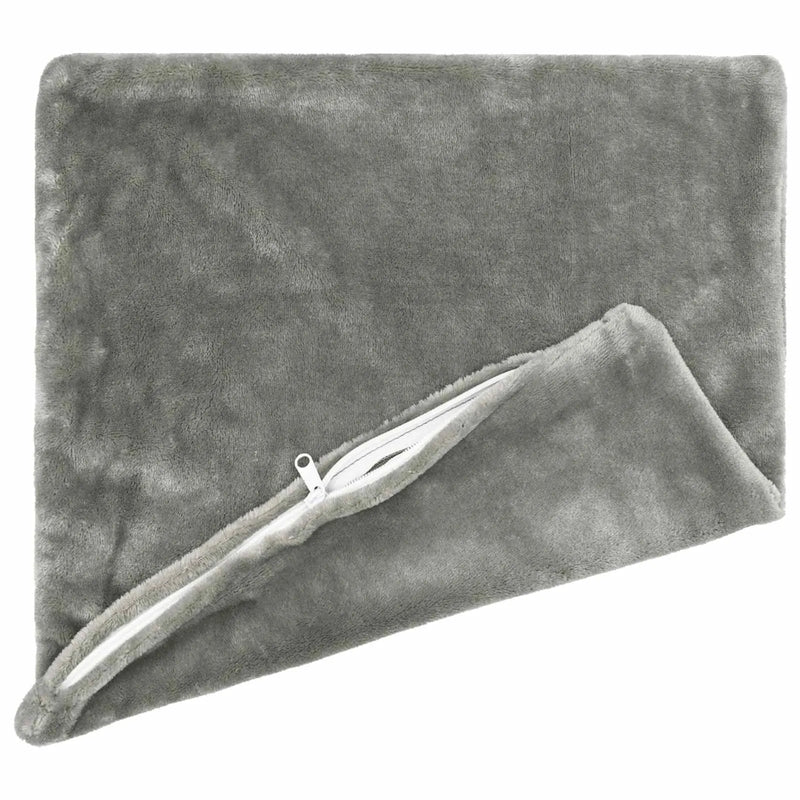 Throw Pillow 2 pcs HEERLEN Dark Grey 50 x 50 cm Flannel