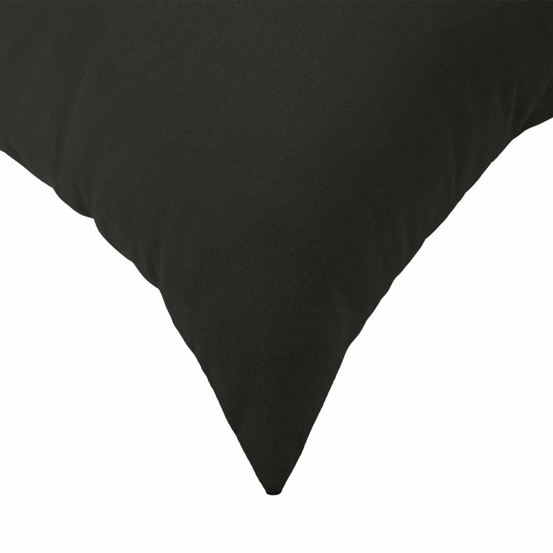 Cushion with Pillow HEERLEN 2 pcs Black Polyester