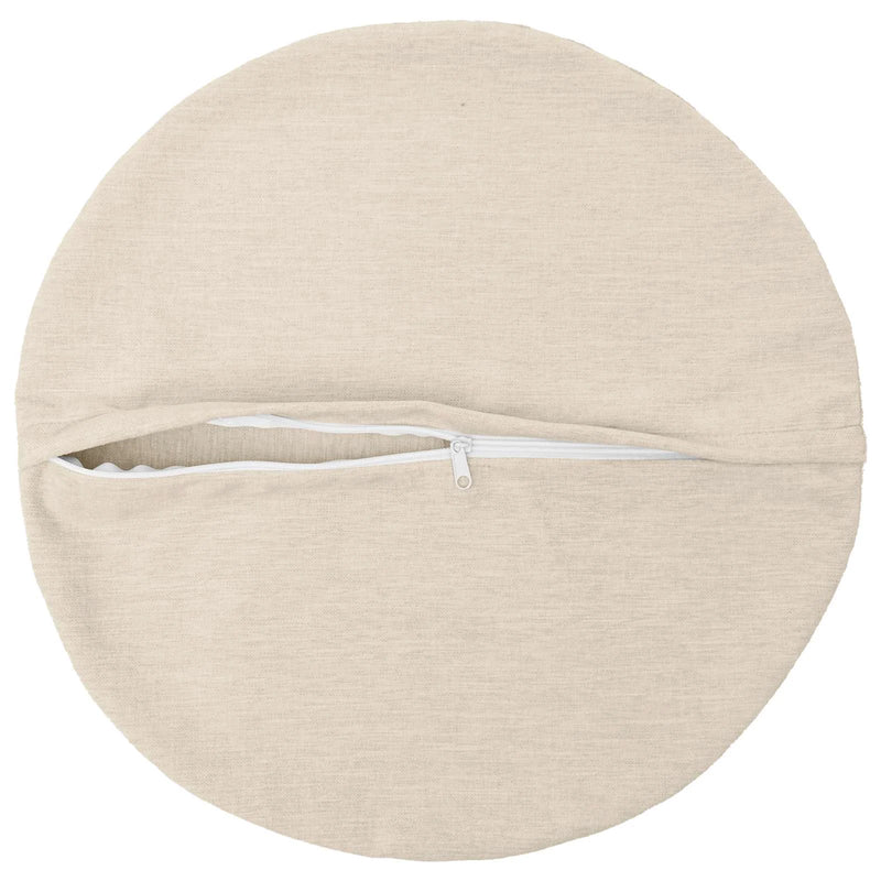 Cushion 6 pcs HEERLEN Cream �� 40 cm Chenille Fabric