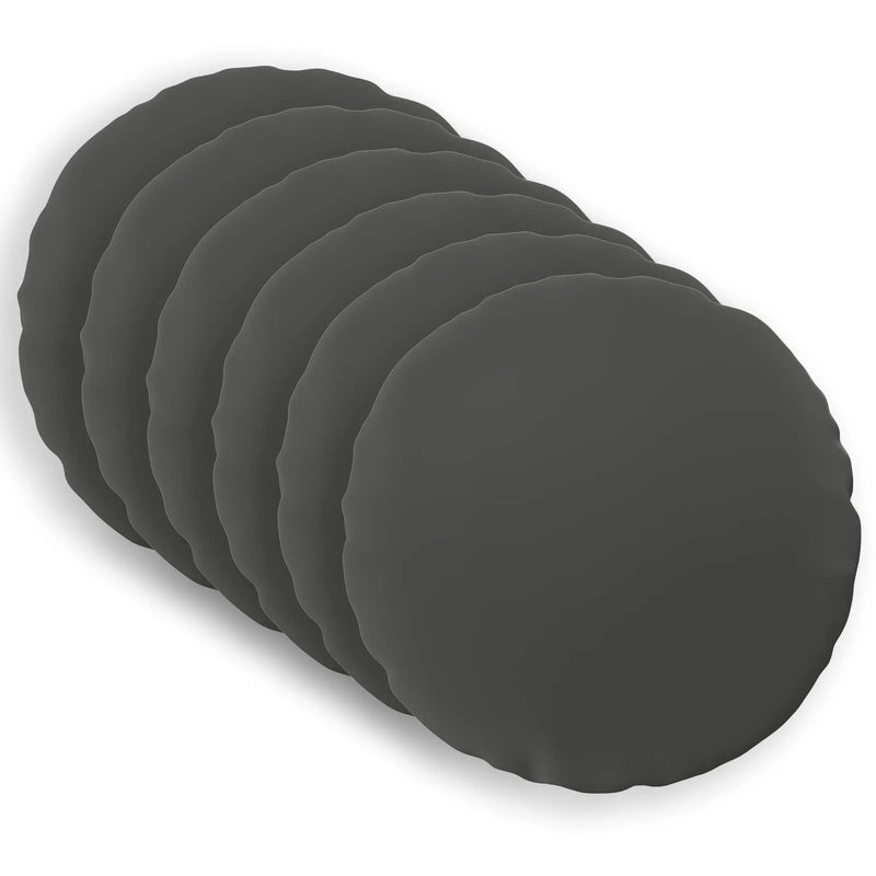 Cushion with Pillow HEERLEN 6 pcs Anthracite Polyester