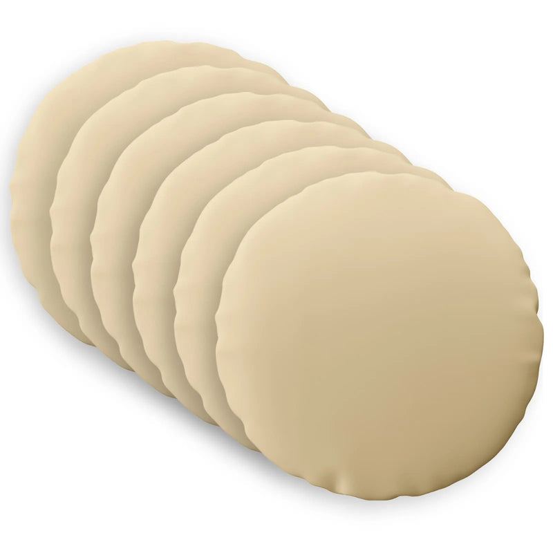 Cushion with Pillow HEERLEN 6 pcs Beige Polyester