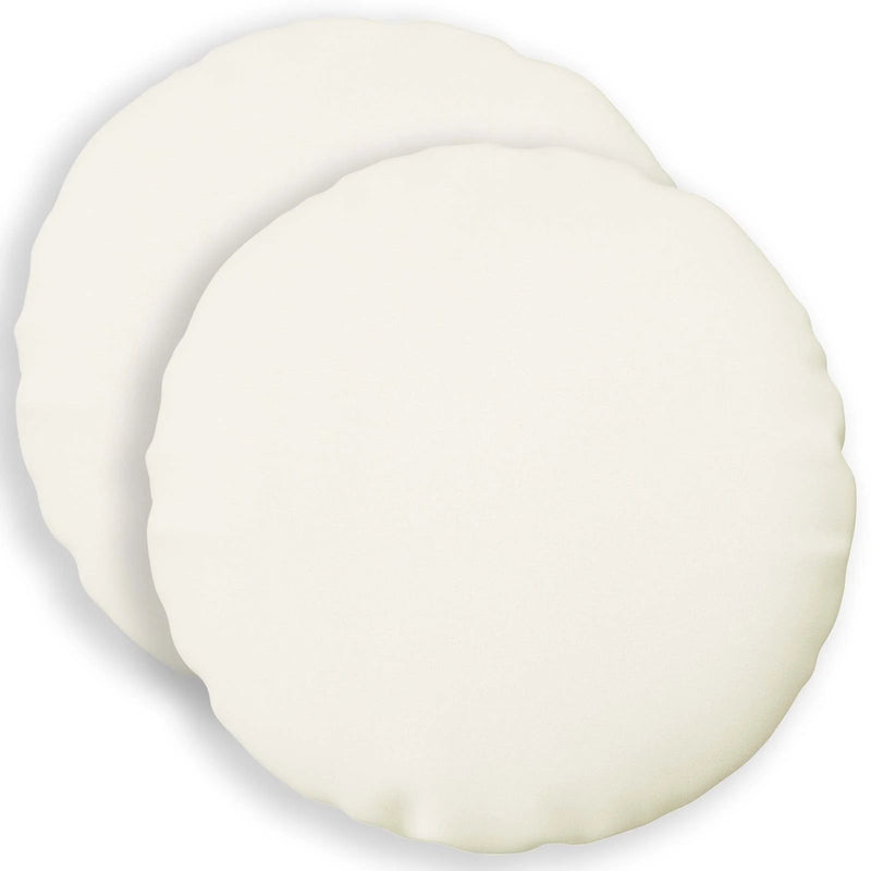 Cushion with Pillow HEERLEN 2 pcs White Fabric