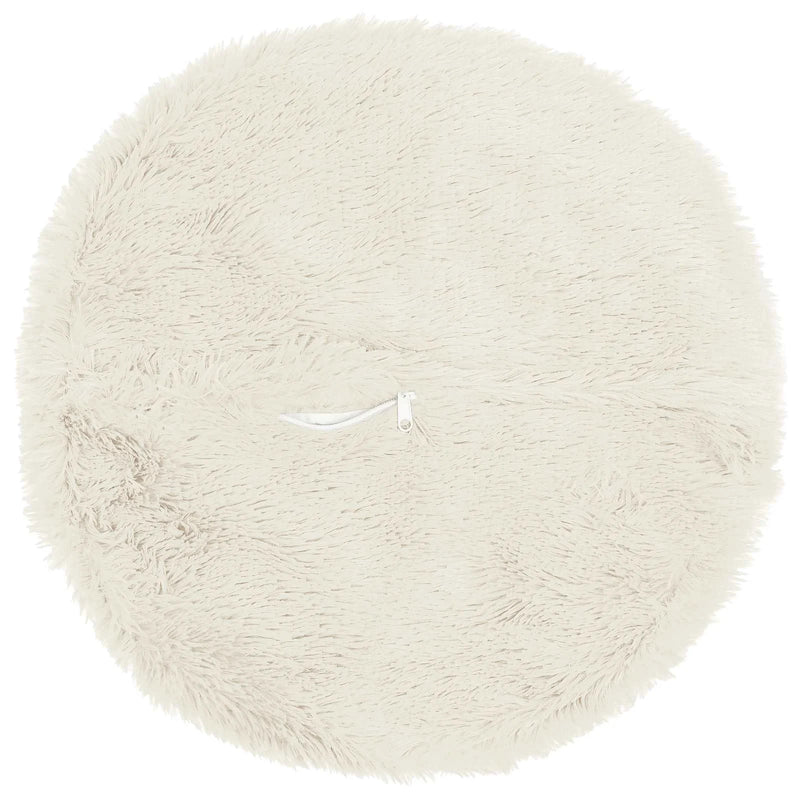 Cushion with Pillow HEERLEN 2 pcs White PV Fleece