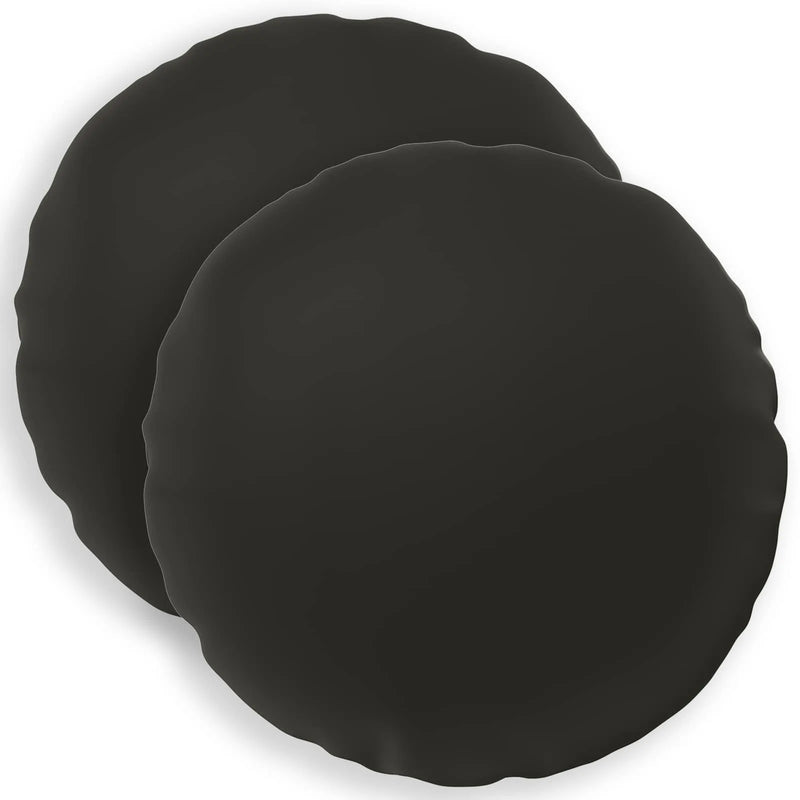 Cushion with Pillow HEERLEN 2 pcs Black Polyester