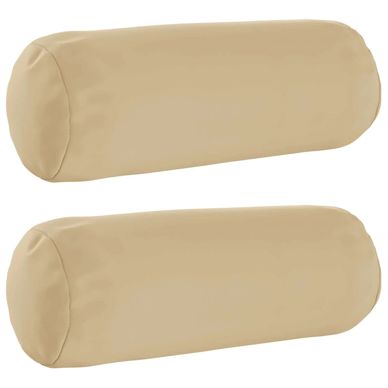 Cushion with Pillow HEERLEN 2 pcs Beige Polyester