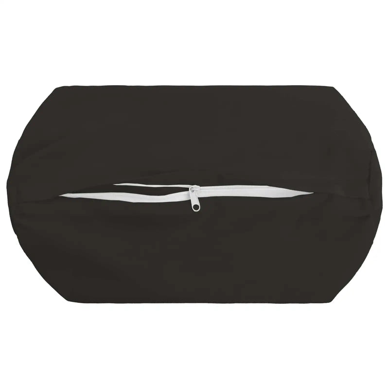 Cushion with Pillow HEERLEN 2 pcs Black Polyester