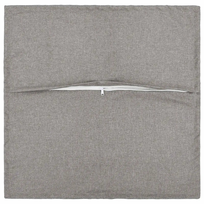 Cushion with Pillow HOUTEN 2 pcs Cloud Grey Faux Linen