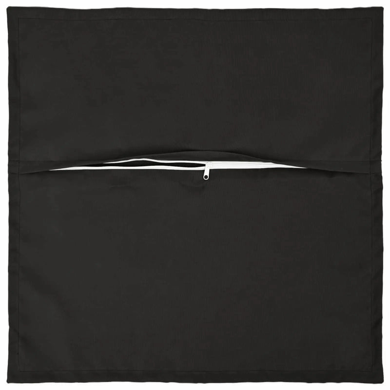 Cushion with Pillow HOUTEN 2 pcs Black Polyester
