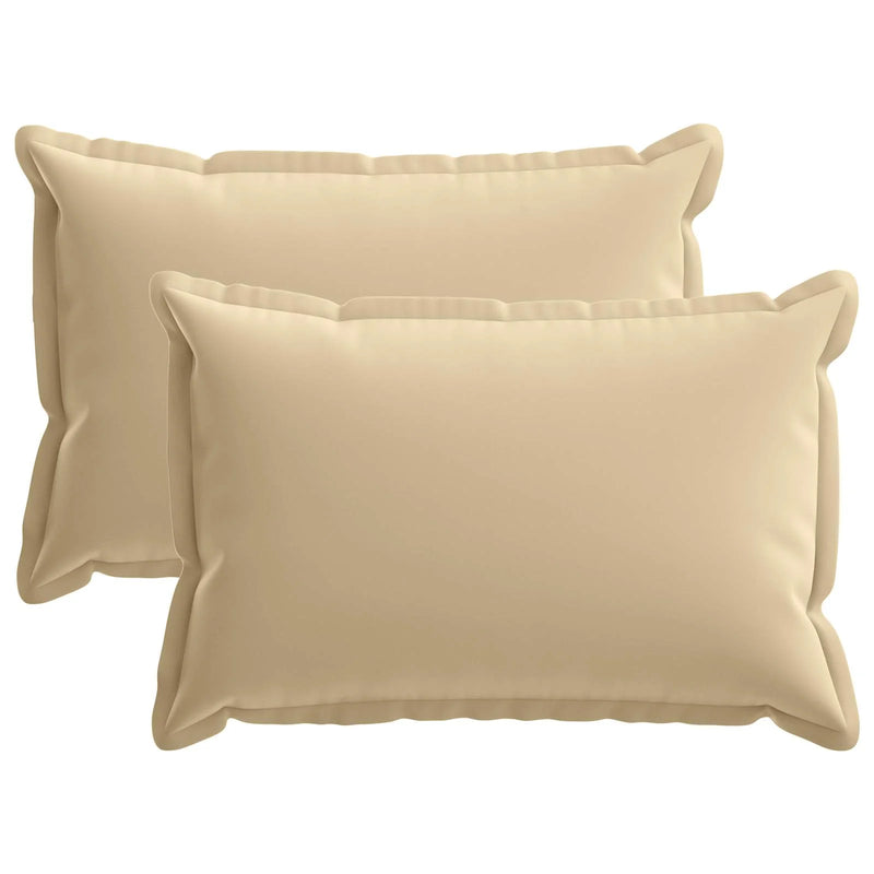 Cushion with Pillow HOUTEN 2 pcs Beige Polyester