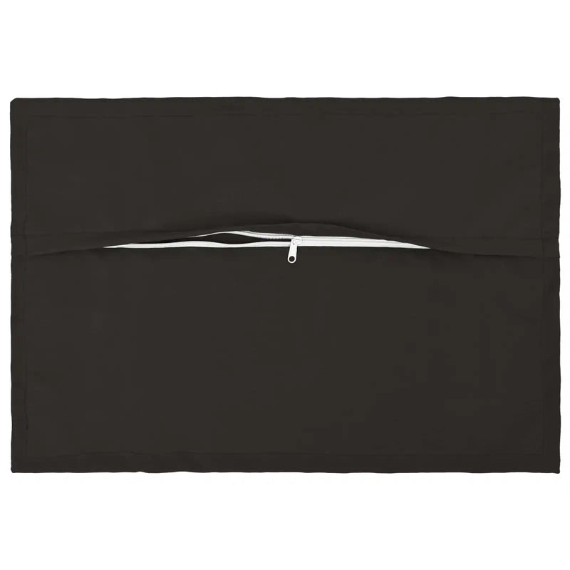 Cushion 2 pcs HOUTEN Black 40 x 60 cm Polyester