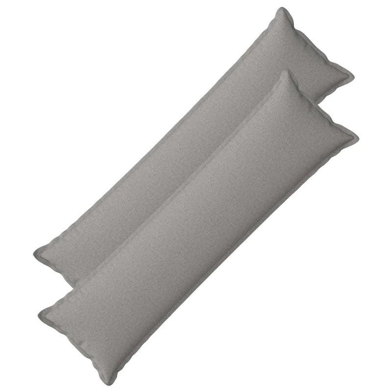 Cushion with Pillow HOUTEN 2 pcs Cloud Grey Faux Linen