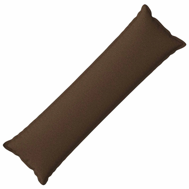 Cushion with Pillow HOUTEN Brown 40 x 145 cm Faux Linen