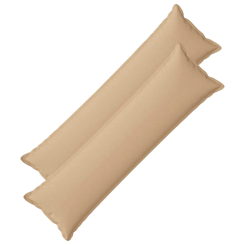 Cushion with Pillow HOUTEN 2 pcs Cream Faux Linen