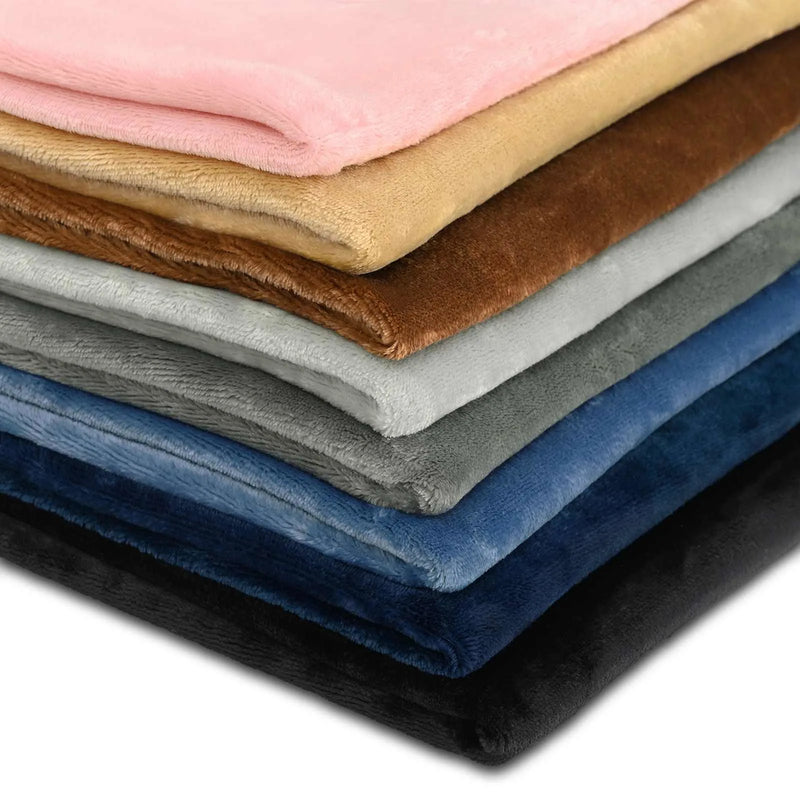 Throw Pillow 6 pcs HOUTEN Taupe 45 x 45 cm Flannel