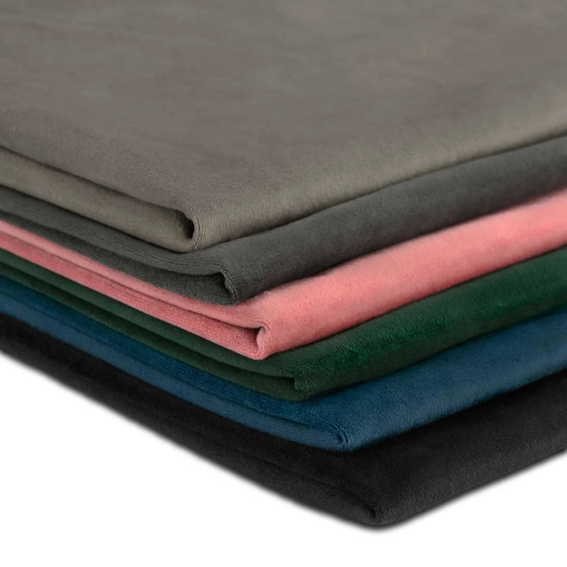 Cushion with Pillow HOUTEN 6 pcs Light Grey Velvet
