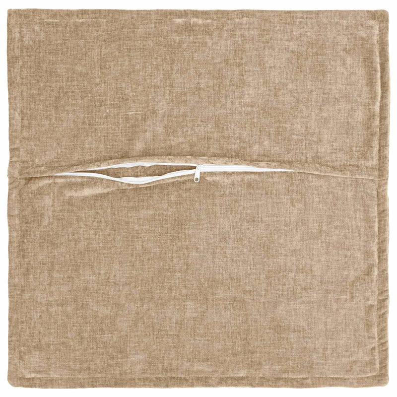 Cushion 6 pcs HOUTEN Taupe 50 x 50 cm Chenille Fabric