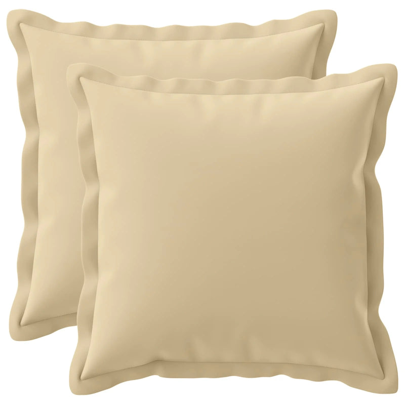 Cushion with Pillow HOUTEN 2 pcs Beige Polyester