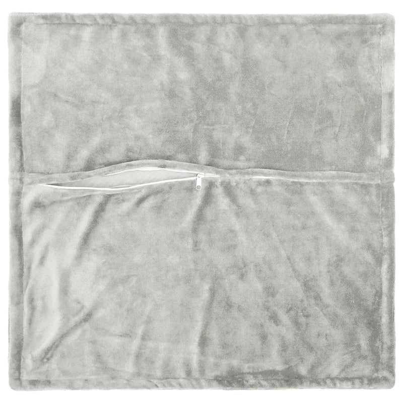 Throw Pillow 2 pcs HOUTEN Light Grey 55 x 55 cm Flannel